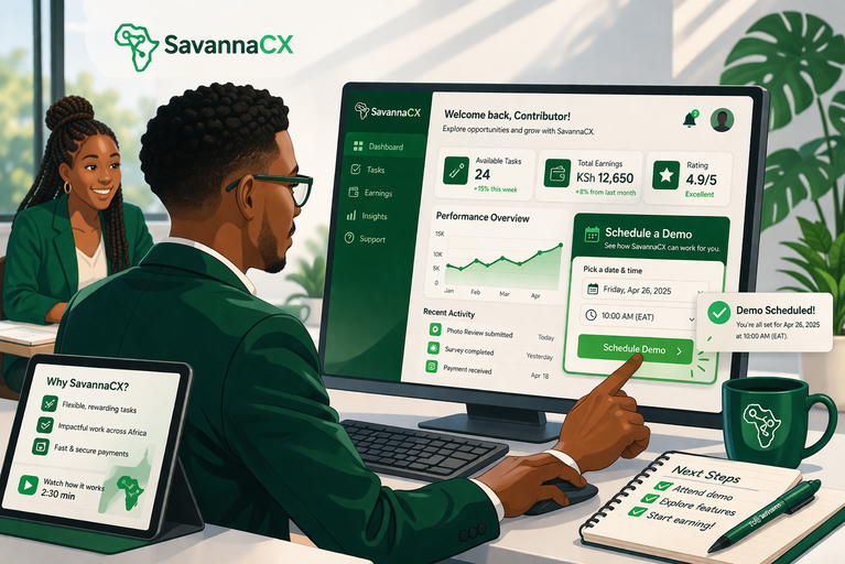 Request demo of SavannaCX solutions